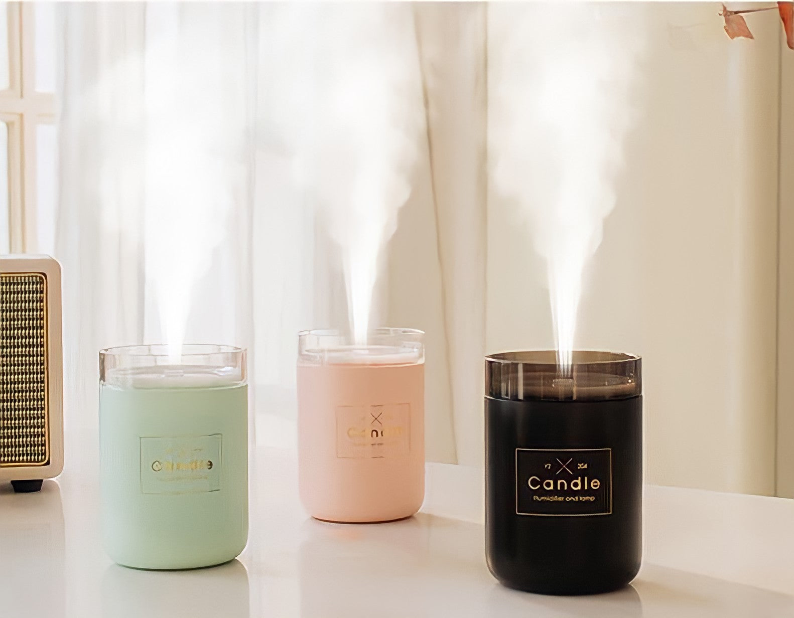 Humidifier with Cool Mist and Nightlight - Case of 4